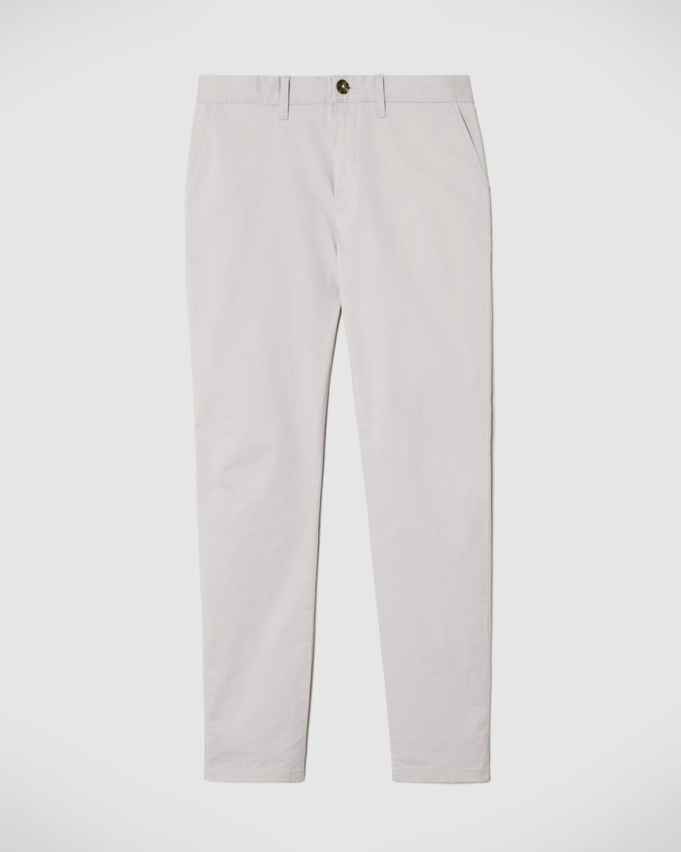 Ultra Slim Stretch Cotton Chino, Silver, hi-res